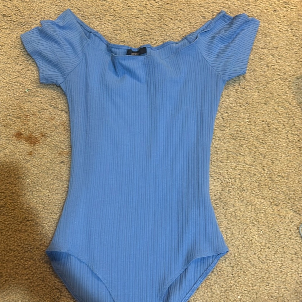 Blue bodysuit